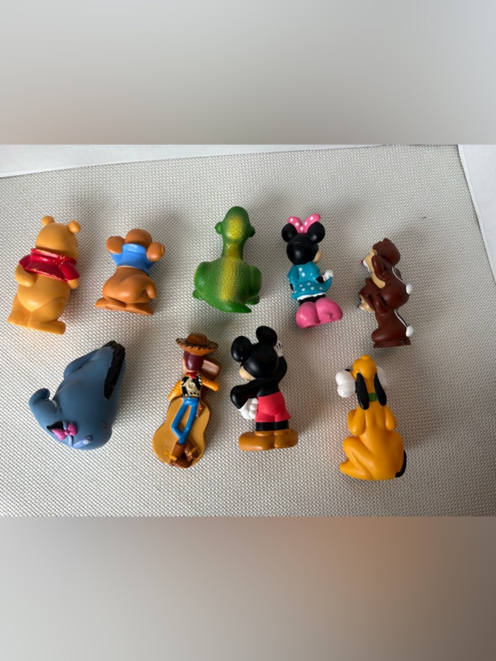 💥SALE💥 Disney Pixar 9 Piece Bath Toy Set Winnie the Pooh Mickey Toy Story - Picture 4 of 8